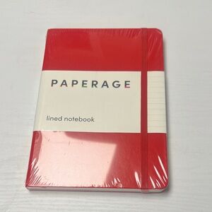 Red Lined Notebook
